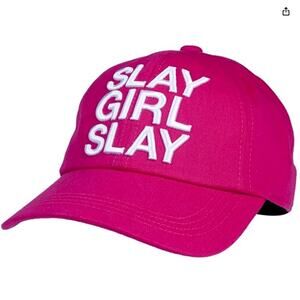 Queer Eye QE Official Baseball Adj Hat Cap - Slay Girl Slay - Magenta Pink - $30